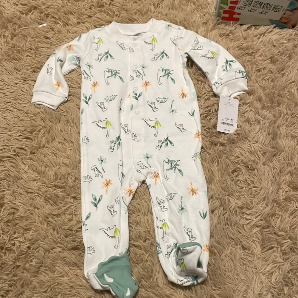 Carters 6m footie NWT